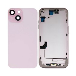 Tapa Trasera con Frame+Flex+Vibrator Apple iPhone 15 Rosa